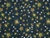 Dressmaking Fabric | Cosmos Metallic Dobby Viscose - Navy | Fabric Godmother 