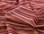 Fabric Godmother |Rain Herringbone Stripe Cotton - Burgundy | Dressmaking Fabric 