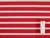 Dressmaking Fabric | Arne Stripe Cotton Jersey - Red & Cream | Fabric Godmother