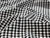 Dressmaking Fabric | Willis Cotton Mix Gingham - Black & White | Fabric Godmother 