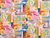 Dressmaking Fabric | Coastal Blossom Cotton Satin - Light Pink | Fabric Godmother 