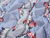 Dressmaking Fabric | Bridget Floral Quilted Double Gauze - Blue | Fabric Godmother 