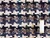 Dressmaking Fabric |Layla Wool Mix Coating - Black & Blue | Fabric Godmother 