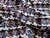 Dressmaking Fabric |Layla Wool Mix Coating - Black & Blue | Fabric Godmother 