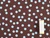 Dressmaking Fabric | Vivian Spot Cotton Poplin -  Chocolate & Periwinkle | Fabric Godmother