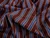 Dressmaking Fabric | Bailey Yarn Dyed Stripe Cotton - Cobalt & Brown  | Fabric Godmother