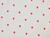 Dressmaking Fabric | Embroidered Heart Double Gauze - Ivory & Pink  | Fabric Godmother 