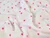 Dressmaking Fabric | Embroidered Heart Double Gauze - Ivory & Pink  | Fabric Godmother 