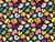 Dressmaking Fabric | Rainbow Animal Print French Terry - Black | Fabric Godmother