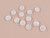 Haberdashery | Pearlescent Rimmed Buttons - 18mm - White | Fabric Godmother