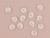 Haberdashery | Recycled Paper Buttons - 25mm - Ivory | Fabric Godmother