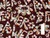 Dressmaking Fabric | Liberty Fabrics Tana Lawn® Flower Power - Burgundy | Fabric Godmother