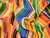 Dressmaking Fabric  | Calypso Stripe Viscose Twill - Multi | Fabric Godmother 