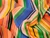 Dressmaking Fabric  | Calypso Stripe Viscose Twill - Multi | Fabric Godmother 