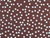 Dressmaking Fabric | Vivian Spot Cotton Poplin -  Chocolate & Periwinkle | Fabric Godmother
