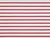 Dressmaking Fabric | Pierre Stripe Cotton Jersey -  Red & White | Fabric Godmother
