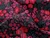 Dressmaking Fabric | Buttercup Floral Matelassé - Magenta & Charcoal | Fabric Godmother 