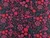 Dressmaking Fabric | Buttercup Floral Matelassé - Magenta & Charcoal | Fabric Godmother 