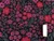 Dressmaking Fabric | Buttercup Floral Matelassé - Magenta & Charcoal | Fabric Godmother 
