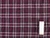 Dressmaking Fabric | Callen Check Seersucker - Burgundy | Fabric Godmother 