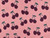 Dressmaking Fabric | Cera Cherry Sherpa - Pink | Fabric Godmother 