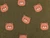 Dressmaking Fabric | Miska Teddy Bear Sherpa - Green | Fabric Godmother 