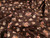 Dressmaking Fabric | Ronja Floral Cotton Jersey - Brown | Fabric Godmother