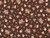 Dressmaking Fabric | Ronja Floral Cotton Jersey - Brown | Fabric Godmother