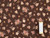 Dressmaking Fabric | Ronja Floral Cotton Jersey - Brown | Fabric Godmother