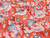 Dressmaking Fabric | Marta Floral Hand Block Print - Red | Fabric Godmother 