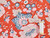 Dressmaking Fabric | Marta Floral Hand Block Print - Red | Fabric Godmother 
