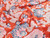 Dressmaking Fabric | Marta Floral Hand Block Print - Red | Fabric Godmother 