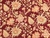 Dressmaking Fabric | Olga Floral Hand Block Print - Burgundy | Fabric Godmother 