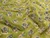 Dressmaking Fabric | Terese Floral Hand Block Print - Olive | Fabric Godmother 