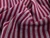 Dressmaking Fabric | Sebastian Stripe Linen - Burgundy & Blue | Fabric Godmother