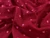Dressmaking Fabric | Esben Embroidered Heart Double Gauze - Red | Fabric Godmother 