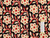 Dressmaking Fabric | Leela Floral  Cotton Block Print - Rust | Fabric Godmother 