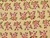Dressmaking Fabric | Chanda Floral  Cotton Block Print - Sand | Fabric Godmother 