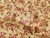 Dressmaking Fabric | Chanda Floral  Cotton Block Print - Sand | Fabric Godmother 
