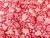 Dressmaking Fabric | Kala Floral Cotton Block Print - Red | Fabric Godmother 
