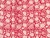 Dressmaking Fabric | Kala Floral Cotton Block Print - Red | Fabric Godmother 