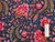 Dressmaking Fabric | Nisha Floral  Cotton Block Print -Blue | Fabric Godmother 