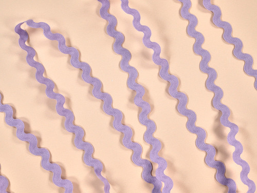 Dressmaking Trim |Luxury Ric Rac Braid - 15mm - Lilac | Fabric Godmother
