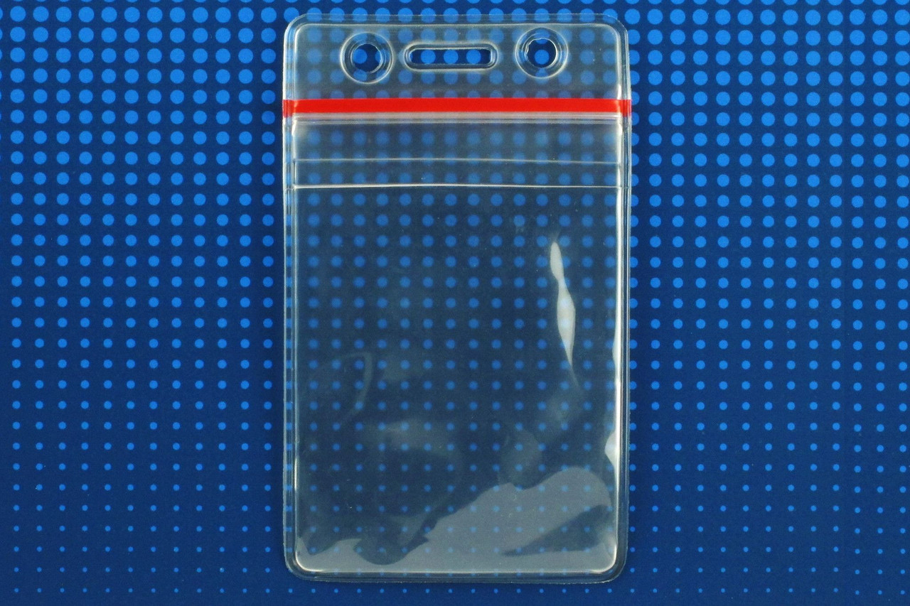 Standard Clear Vinyl ID Badge Holder - Vertical (p/n 1820-1050) And More Vinyl ID Badge Holders At