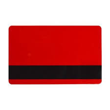 IDE | 30mil, CR80 Colored RED PVC Cards with HICO Magnetic Stripe (500 ...