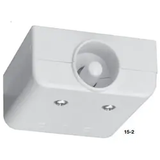 SECURITY DOOR CONTROLS | 15-2 Desk Pushbutton Switch, Momentary, SPDT, Compact Box, 10 Ampere at 30 Volt AC/DC