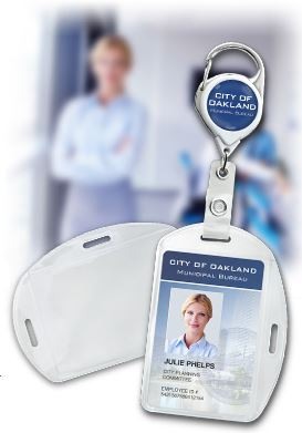 Clear Vinyl Badge Holders