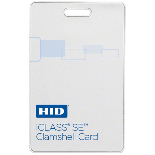 HID iCLASS | 3350PMSSV SE CLAMSHELL CARDS, 26BIT FORMAT H10301, NON-MATCHING NUMBERS (100 CARDS)