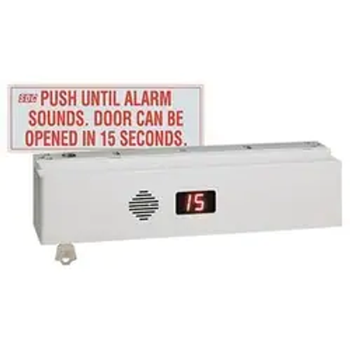 SECURITY DOOR CONTROLS | 1511SNAKV Integrated Delayed Egress Lock, Dual Voltage Sensing 12/24 Volt DC +/-10%, 820 mA At 12 Volt DC, 500 mA At 24 Volt DC At Standard Force, 1650 lb Standard/1200 lb Energy Saver Force Holding, Aluminum, Anodized