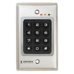 CAMDEN  | CM-120I Door Activation Device Keypad, Standalone/Wiegand, Flush Mount,